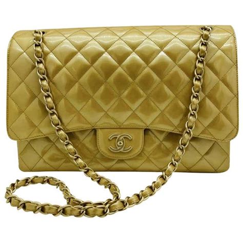 chanel gold metallic bag|Chanel bag gold hardware.